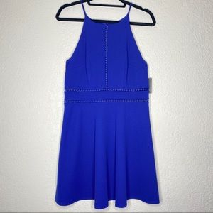 I. N. San Francisco Blue Mini Party Dress     C